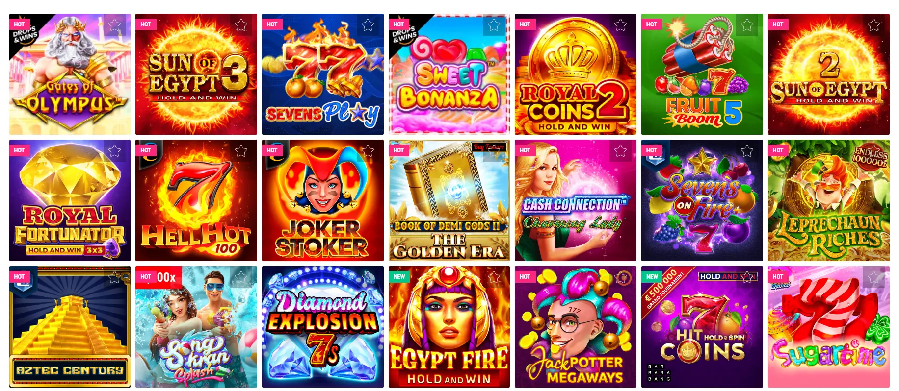Favbet казино игры